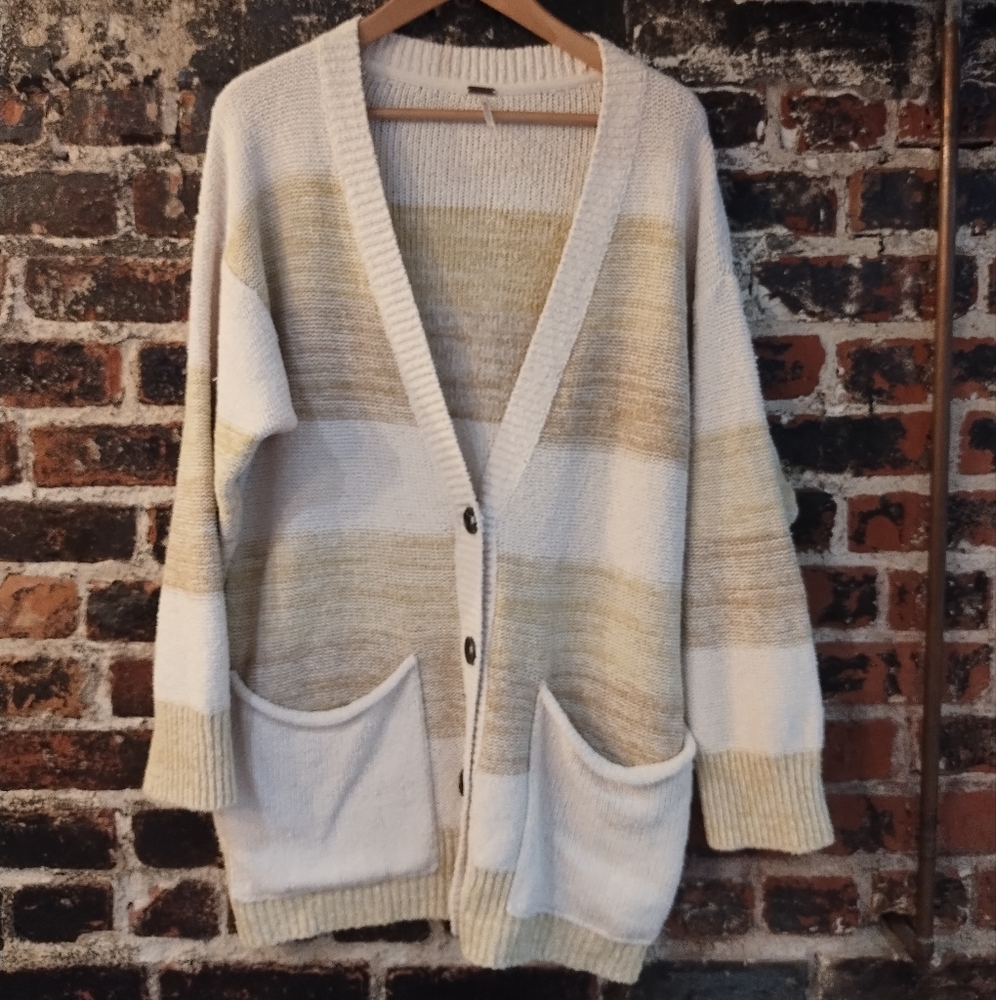 Free People Oversize Cardigan Sweater S